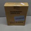 Acrylic Display Case, 2 Pack Clear Display Cases Compatible with Labubu POP MART,Figure Display Case with Magnetic Door, 2 Layer Acrylic Box with Movable Dividers