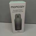 Momcozy Portable Milk Warmer for Travel  Dual Heating Modes for Breast Milk & Water, Portable Bottle Warmer with Fast Heating & Long Battery Life, 17 Ounces Large Capacity to Meet Your All-Day Needs (Green)