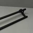 Alise Double Bath Towel Bars Towel Racks for Bathroom Lavatory,Wall Mount Towel Holder SUS304 Stainless Steel Towel Hanger Rail,GYT6902-B Matte Black 24 Inch