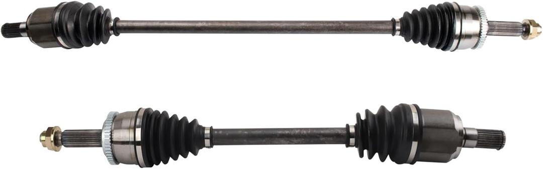 TRQ Front Driver Side and Passenger Side CV Axle Assembly Set 2 Piece Compatible with 2012-2017 Hyundai Accent Automatic Transmission