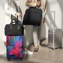 FOREVER QUEEN Colorful Flower Luggage Cover Suitcase Protector Suitcase Cover Anti-Scratch,Stretchable Bag Cover Washable Durable Polyester