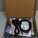 Windows Screen and Screen Door Repair Kit, 48"x118" Charcoal Fiberglass Mesh with Rolling Tool/Hook/Ruler/Cutter/Spline - Window Screen & Sliding Screen Door Replacement for Windows, TOOLTRIZ