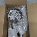 Bosceos Modern Sputnik Chandelier Ceiling Light Fixture 6-Light, Bedroom Light Fixture, Sputnik Lights Fixture for Living Room, Dining Room, Kitchen, Office, Foyer, Hallway (Brown) - E26 Base