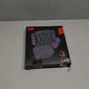 Redragon K585 DITI Wired One-Handed RGB Mechanical Gaming Keyboard, 42 Keys Type-C Professional Gaming Keypad w/Upgraded Hot-Swappable Socket, 7 Onboard Macro Keys & Detachable Wrist Rest