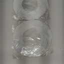 Tondiamo Shower Door Side Strip Seal Glass Translucent Shower Door Side Strip Seal Soft Clear PVC Frameless Glass Sweep to Stop Water(7/32 x 98.4 Inches,4 Rolls)