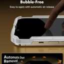 UNBREAKcable 2PCS Screen Protector for iPhone 13 Pro Max - 1 Privacy Tempered Glass+1 Clear Glass Double Shatterproof [Installation Frame] [9H Hardness] [Case Friendly] Anti-Scratch iPhone 6.7 inch