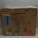 Walkers for Seniors, Rollator Walker with Seat, 12" Big Rubber Wheels All Terrain Rollator Walker with Backrest, Built-in Cable, Cup Holder, Foldable and Height Adjustment for Seniors, Gold