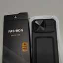 SSLOTSCASE for iPhone 17 Pro Max Case with Card Holder & Kickstand & Slide Camera Lens Cover & Camera Stand & Wallet, Military-Grade Heavy Duty Phone Case Cover for iPhone 17 Pro Max 5G 2025, Black