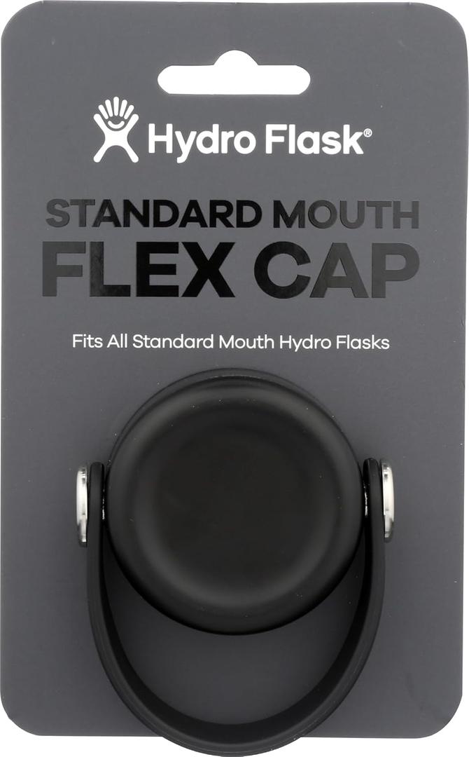 Hydro Flask Standard Mouth Lids- Accessory for Standard Mouth Water Bottle (Black)