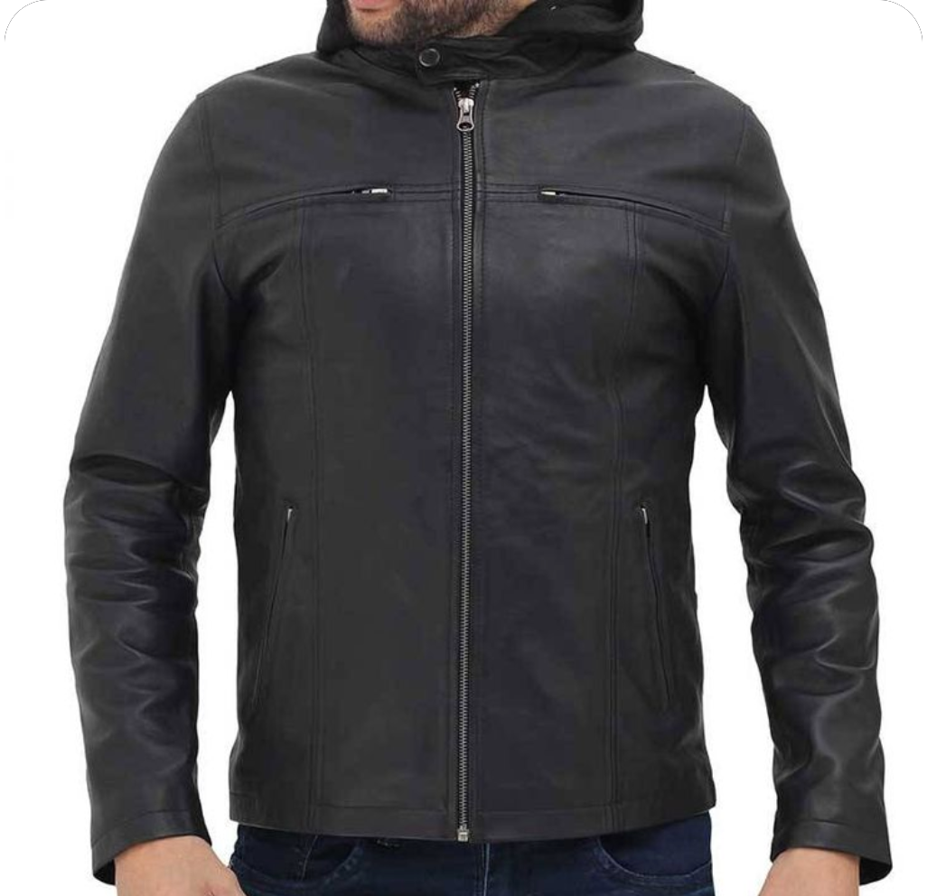 Jonathan Hooded Black RL/M