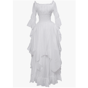 NSPSTT Victorian Dress Renaissance Costume Women Gothic Witch Dress Medieval Wedding Dress, Size S-M NSPSTT Victorian Dress Renaissance Costume Women Gothic Witch Dress Medieval Wedding Dress, Size S-M