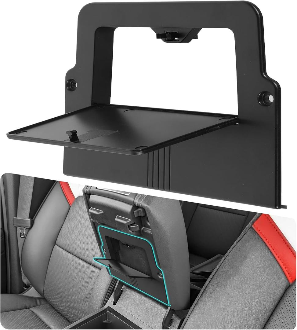 Updated Hidden Storage for 2023-2025 Chevy Colorado Canyon Center Console Organizer Armrest Secret Compartment Tissue Holder Interior Accessories Black