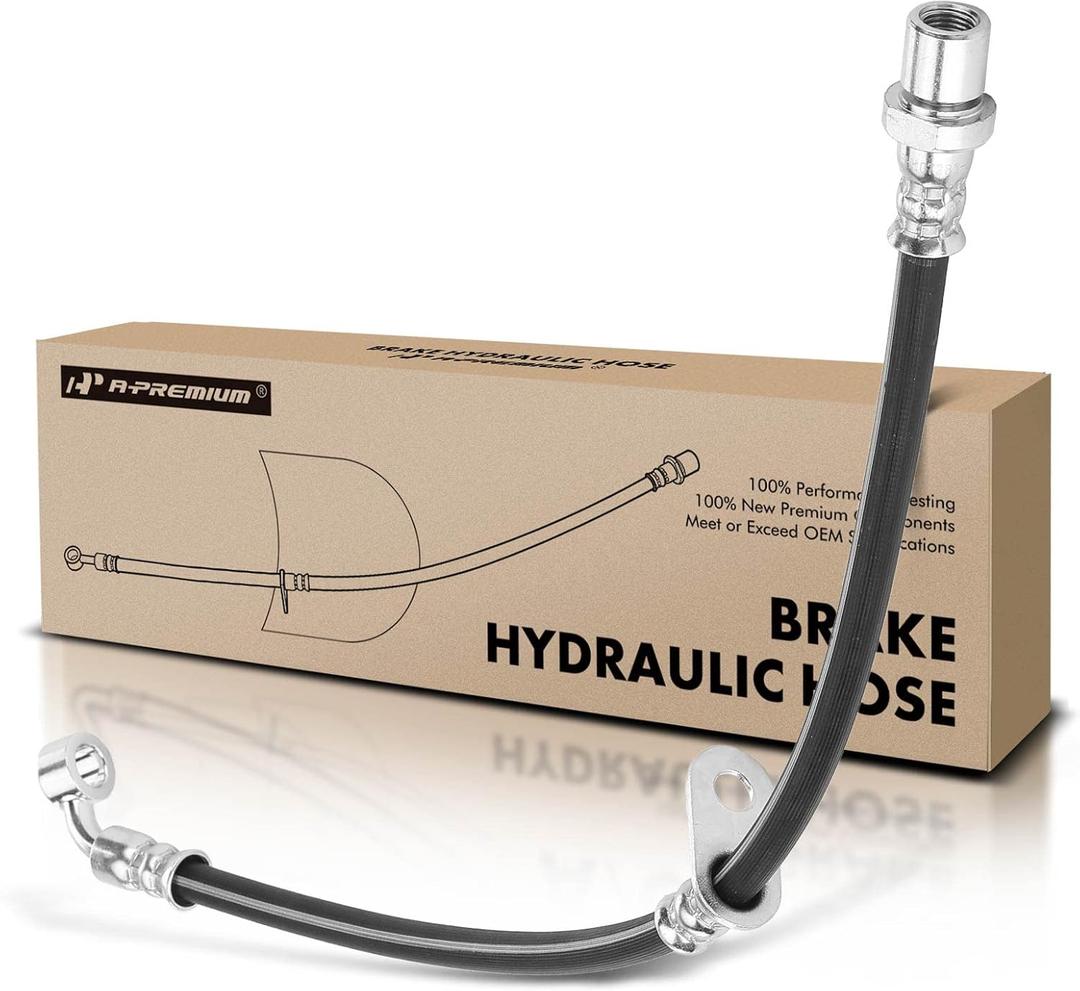 A-Premium Rear Driver Brake Hydraulic Hose Compatible with Select Subaru Models - WRX 2013 2014 2015 2016 2017 2018 2019 2020