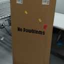 No Pawblems 55" Extra Tall Pet Gate for Cat/ Dog, 29-40" Wide Auto Close Tall Dog Gate for Doorways/ Hallways, 1.37" Ultra Narrow Spacing, NO Drilling Pressure Mounted, Black