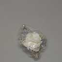 NuFlySic 1PCS Rose Wrist Flower Corsage Boutonniere Set Bridal Corsage Bracelet Bridesmaid Pearl Leaf Wrist Flower for Wedding Party Prom Homecoming Girl Hand Flower Decoration