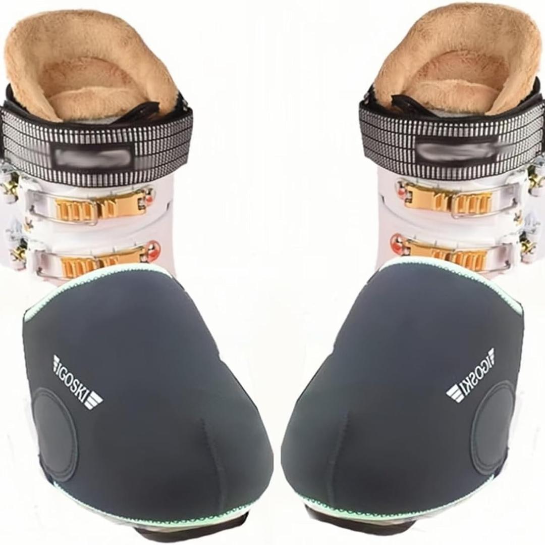 SKI Boot & Shoe Covers Water Resistant and Washable Ski Boot Covers Keep Dry and Warm (Small)