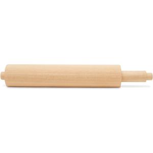 Spring-Loaded Bathroom Toilet Paper Holder Wall Mount Rod 5-inch, Pack of 1 Wood Toilet Paper Spring Rod for Replacements, by Woodpeckers
