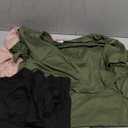 Ekouaer Women's Maternity Shirts Short Sleeves Nursing Tops 3 Pack Double Laye Breastfeeding Tees Pregnancy Clothes L.