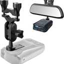 Car Rearview Mirror Radar Detector Mount,Suitable for Uniden Series Rearview Mirror Rod Radar Mount (for Uniden Radar Detector Only)