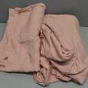 Bedsure Duvet Cover Queen Size - Soft Double Brushed Bedding Set for Kids & Adults, Zipper Closure, 3 Pieces, Includes 1 Duvet Cover (90"x90") & 2 Pillow Shams, NO Comforter, Pale Blush