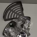 Bathroom Shower Caddy, Suction Cup Corner Shelf,2 Packs Rustproof Wall Mounted Bath Shelves Storage Rack,No Drilling Shower Organizer with 4 Hooks,Kitchen Home Gadget Essentials (Corner-2pack)