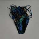 Viottiset Women's Ruched High Cut One Piece Swimsuit Tummy Control Bathing Suit Monokini, Size: M