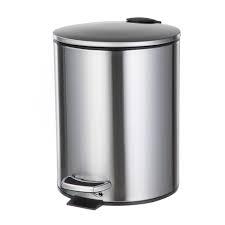 Home Zone Living Round Trash Can, 4.5 L