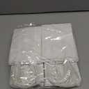 qiqee 50-Packs White Paper Gift Bags with Handles Bulk 4.5"x2.5"x6" Mini Size Party Favor Bags Multiple Uses
