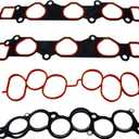 HiSport Intake Manifold Gasket Set MS92766 Engine Gasket 3.0L V6 Compatible with Lexus ES300 1994-2003,GS300 2006,RX300 1999-2003,Replacement for Toyota Camry 1994-2006 2955cc