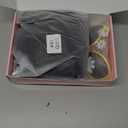 Mens Afro Wigs for 70s Rocker Disco Party 5pcs Set (Wig+ Glasses+ Disco Necklace+ Mustache+ Wig Cap) Afro Puff Wigs for 70s 80s Halloween Costume Cosplay Party Use (Black)