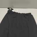 Alex Evenings Women's Straight Leg Jersey Pant with Flowy Georgette Panels, Medium, Black