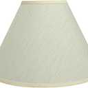 Aspen Creative 32771A Transitional Hardback Empire Shaped Spider Construction Lamp Shade in Eggshell, 18" wide (7" x 18" x 12 1/2")