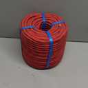 200ft 3/8 Inch Climbing Rope, Heavy Duty Arborist Rope, Nylon Rigging Rope for Tree Work,Bull (Red)