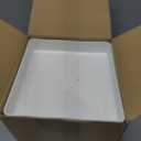 Taiyin 6 Pcs Pyramid White PVC Vinyl Post Top Caps, Fence and Deck Post Caps for Vinyl Fence Posts (6 x 6 Inch)