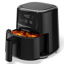 CHEFMAN 2 Qt Mini Air Fryer Digital Space-Saving Compact Air Fryer with Nonstick and Dishwasher Safe Basket, Quick & Easy Meals in Minutes, Features Digital Timer and Shake Reminder Black