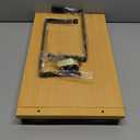 Adjustable Metal Shelving Unit, Stackable & Expendable Storage Rack for Home/Office/Kitchen, Space-SavingSturdy&DurableEasy Assembly (1PACK/Large/Black/Burlywood