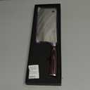 KEEMAKE Cleaver Knife 7 inch, Meat Knife Heavy Duty with German High Carbon Stainless Steel 1.4116 Chopper Knife, Vegetable knife with Ergonomic Pakkawood Handle Chinese Chef Knife