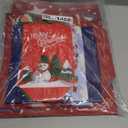 Christmas Gift Bags Assorted Sizes, Extra Large/Medium/Small 12PC Christmas Tote Bags with Handles, Heavy Duty Non-Woven Christmas Shopping Bags, Party Favor Bags, Large Holiday Bags for Presents Bulk