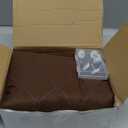 Moukeren 3 Pieces Recliner Headrest Protector Headrest Cover for Recliner Chair Sofa Covers Couch Chair Head Protector for Sofa Furniture Protectors(Brown)