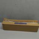 Bay Window Curtain Rods White, U-shaped Curved Adjustable Curtain Rods for Windows 59 to 184 Inches, 1 Inch Renter Friendly Heavy Duty Curtain Rods for Bedroom, Living Room Curtains