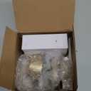 Moquin Oil Rubbed Bronze Deadbolt Lock for Exterior Door, Single Cylinder Deadbolt with Key, One-Sided Deadbolt Lock (Satin Brass)