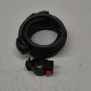 Master Lock Cable Lock, Set Your Own Combination Bike Lock, 6 ft. Long, Black, 8122D