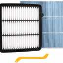 Engine Air Filter&Cabin Air Filter Combo Fits Honda Accord 2.0L 2018-2022 Gas Models Only, Excludes Hybrid CF10134&CA12297
