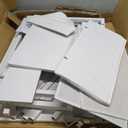 BOLUO White Kids Desk and Chair Set for 5-8 Year Old, Small Child Desk with Fabric Drawer, Children Study Table with Storage Toddler Girls Boys