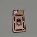 LeYi for Motorola G Play 2024 Case, Moto G Play Phone Case 2024 4G with Slide Camera Cover and Screen Protector, [Military-Grade] Hard Case with Magnetic Stand for Moto G Play 4G, Rose Gold