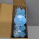 Dr. Brown's Reusable Sponge Baby Bottle Cleaning Brush Set with Suction Cup Stand, Scrubber and Nipple Cleaner, Blue 3-Pack