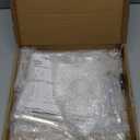 YestBuy 4 Tier Cupcake Stand Acrylic Tower Display with LED Light Premium Holder Dessert Tree Tower for Birthday Cady Bar Dcor Weddings, Parties Events (Yellow Light)