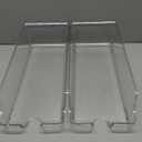 BINO | Stackable Storage Bins, Small - 2 Pack | THE STACKER COLLECTION | Clear Plastic | Built-In Handles | BPA-Free | Containers for Organizing Kitchen Pantry | Multi-Use Organizer