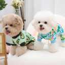 XPUDAC 4 Pack Dog Pajamas Soft Strechy Summer Doggie Clothes for Dogs Boy Girl Dog Onesie Puppy Pjs Cat Apparel, Size: XX-Large(Chest-22.8" Back-17.8" Neck-12.6")