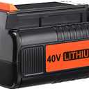 1 Pack 3.0Ah 40V Replacement for Black and Decker 40V Battery Max Cordless Power Tool LST540 LST136W LCS1240 Lithium Battery LBXR36 LBXR2036 LBX1540 LBX2040 LBX2540 40volt Lithium Batteries